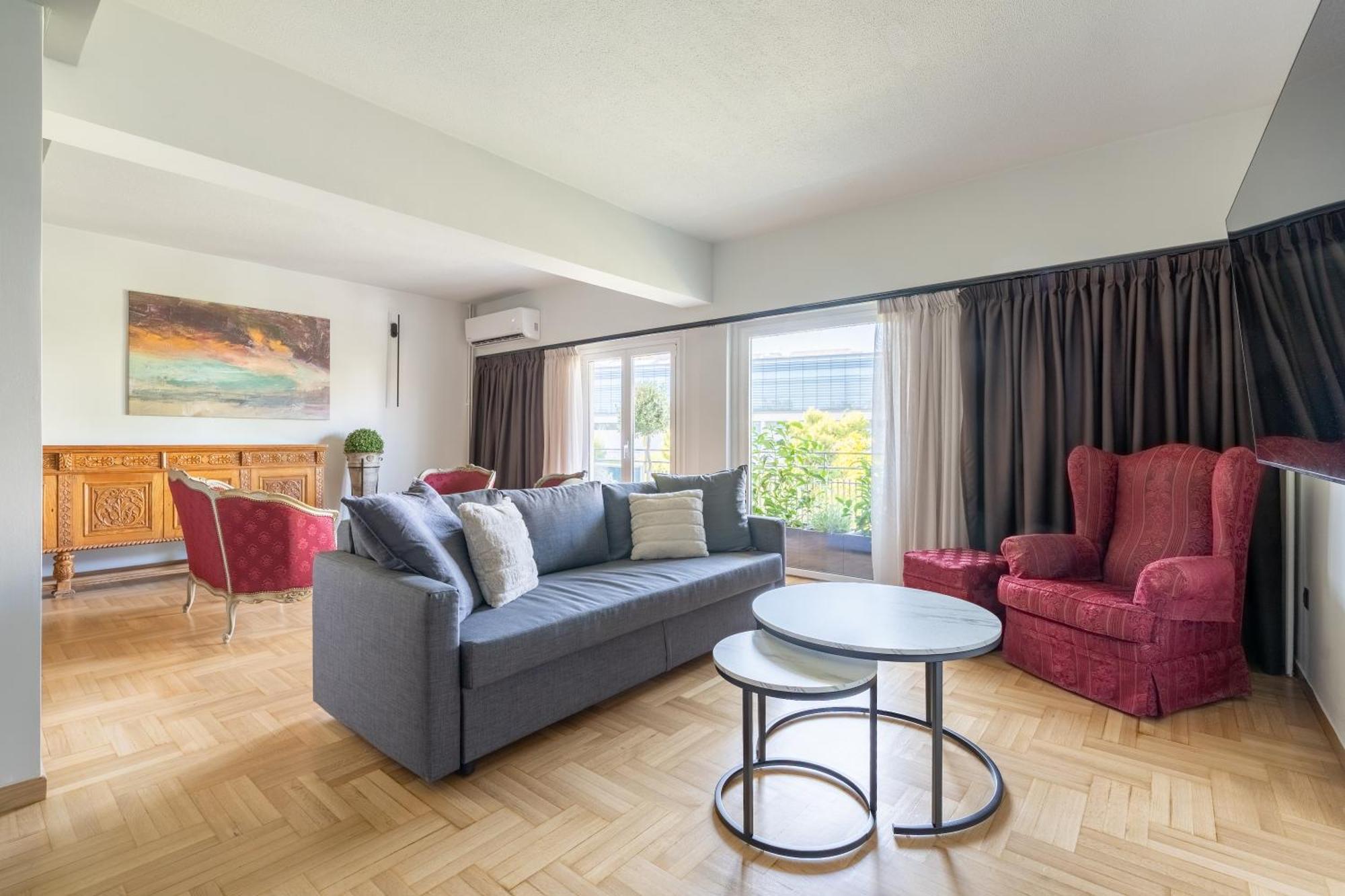 Athena Blue Lux Apartments 2Br 2Ba With City Skyline View, Near Kolonaki Atina Dış mekan fotoğraf